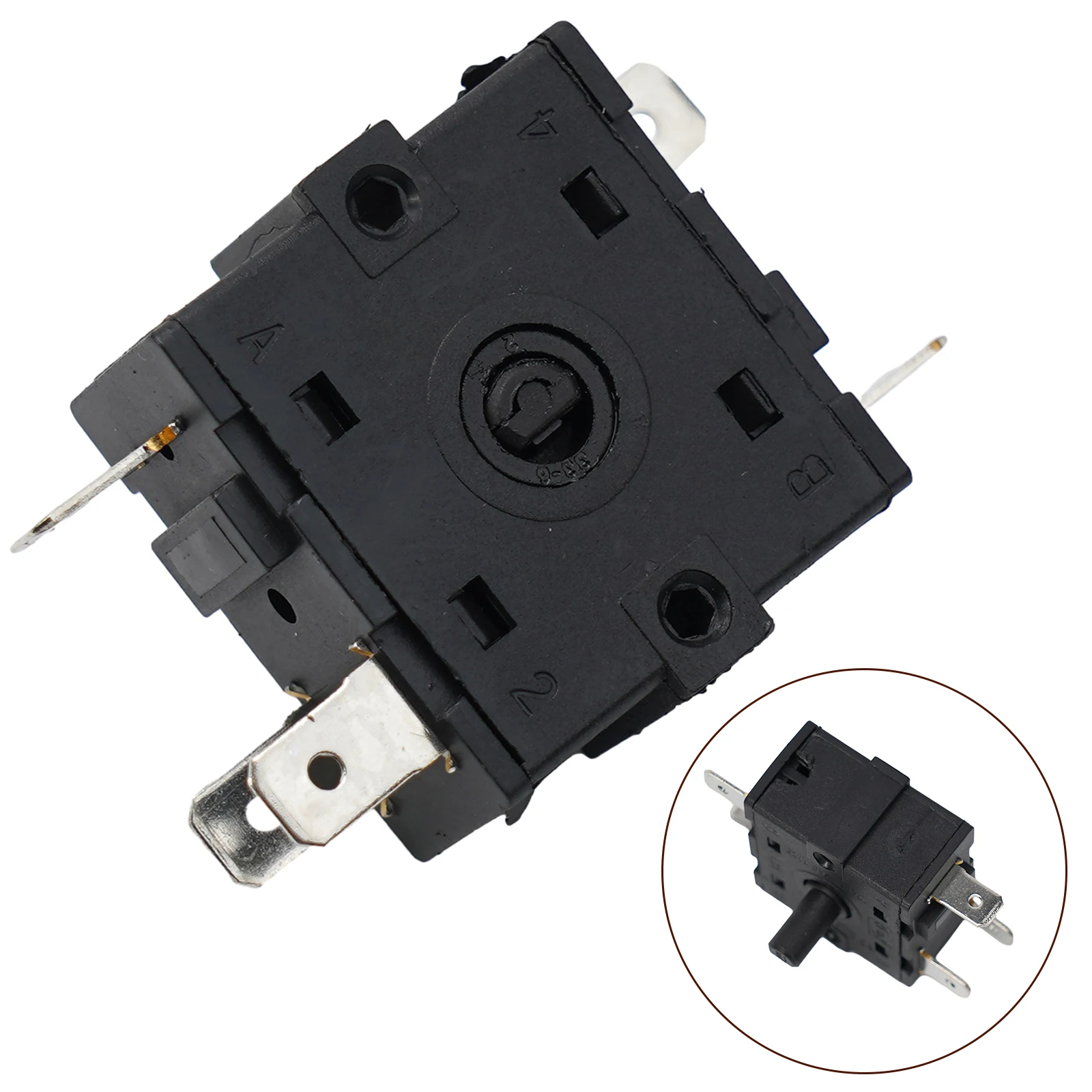 1pc Gear Switch 250V AC 16A 3 Pin 5Pin Electric Room Heater Position Rotary Switch Selector Radiator Electrical Equipment Parts