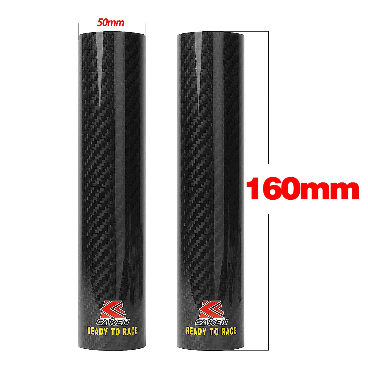 Für KTM Honda Yamaha Kawasaki Suzuki Husqvarna CRF XR YZ KX RM WR SX EXC 2002-2023 Motorrad Gabel Wraps Carbon Faser Protektoren – Detail 7