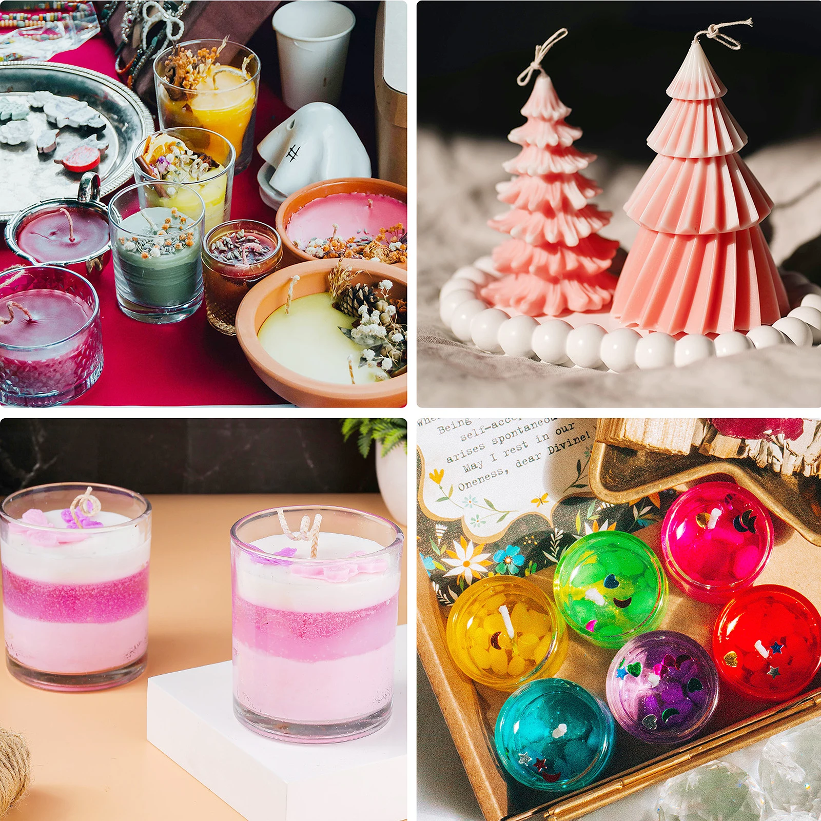 Kit de tintas para velas, conjunto de pigmentos de colorante líquido, faça você mesmo, suprimentos para fazer velas, aromaterapia, sabão, cera de soja, tintura de velas, molde para colorir