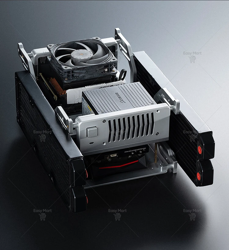 All-aluminum Itx Custom Mini Water-cooled Chassis Air-cooled Desktop Open