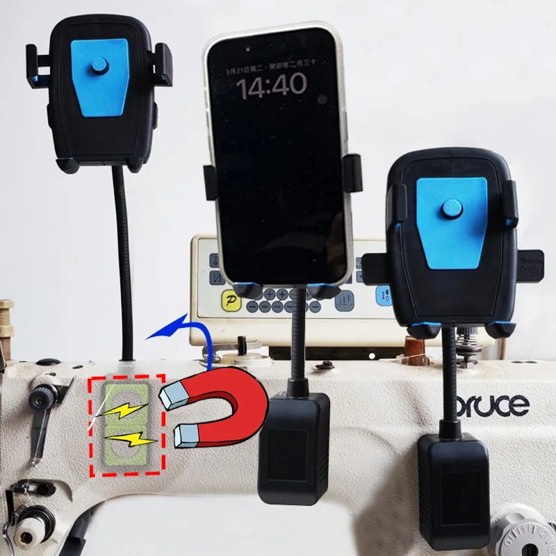

Sewing Madchines Phone Stand Holder Sewing Tools Accessories Supplies Magnetic 360 Adjustable Gooseneck Stand Wit