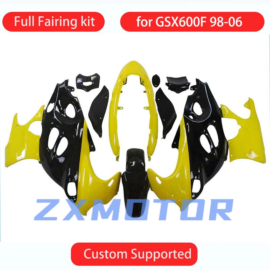 For GSX600F 1998 1999 2000 2001 2002 2003 2004 2005 2006 Full Fairings GSX750F 98-06 Motorcycle Plastic Fairing Kit Body Set