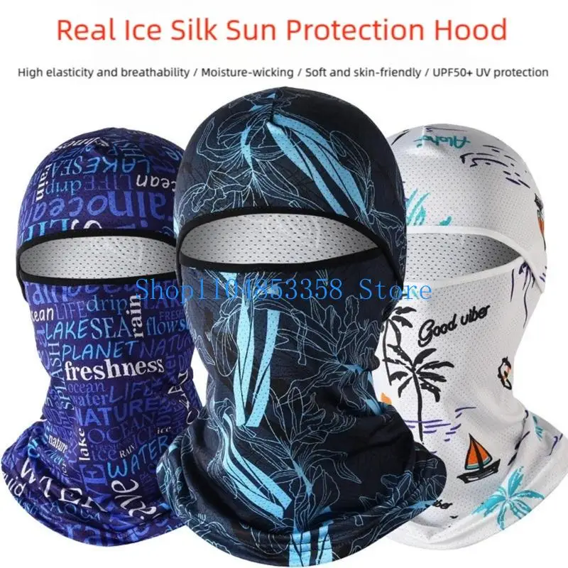 652F Stretchable UV Blocking Headscarf Sweat Absorbent for Biking Outdoor Activities