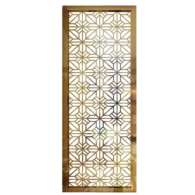 Metal Steel Screen Partition Designs,Indoor Decorative Screen Room Panels Stainless Elegant Living Room Wall Panel Divider