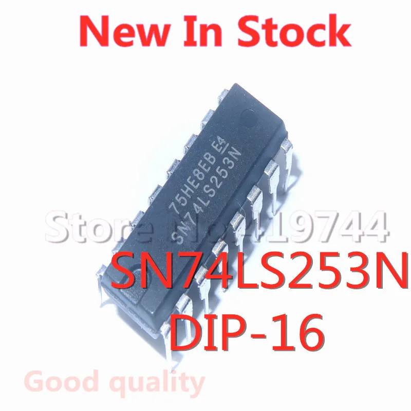 5PCS/LOT 74LS253 SN74LS253N HD74LS253P DIP-16 data selector In Stock NEW original IC