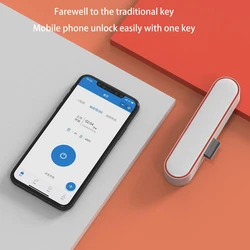 YEELOCK for Smart Drawer Cabinet Lock BT5.1Wireless Control APP Unlock Anti-Theft Remote Keyless Lock for Child Safety File