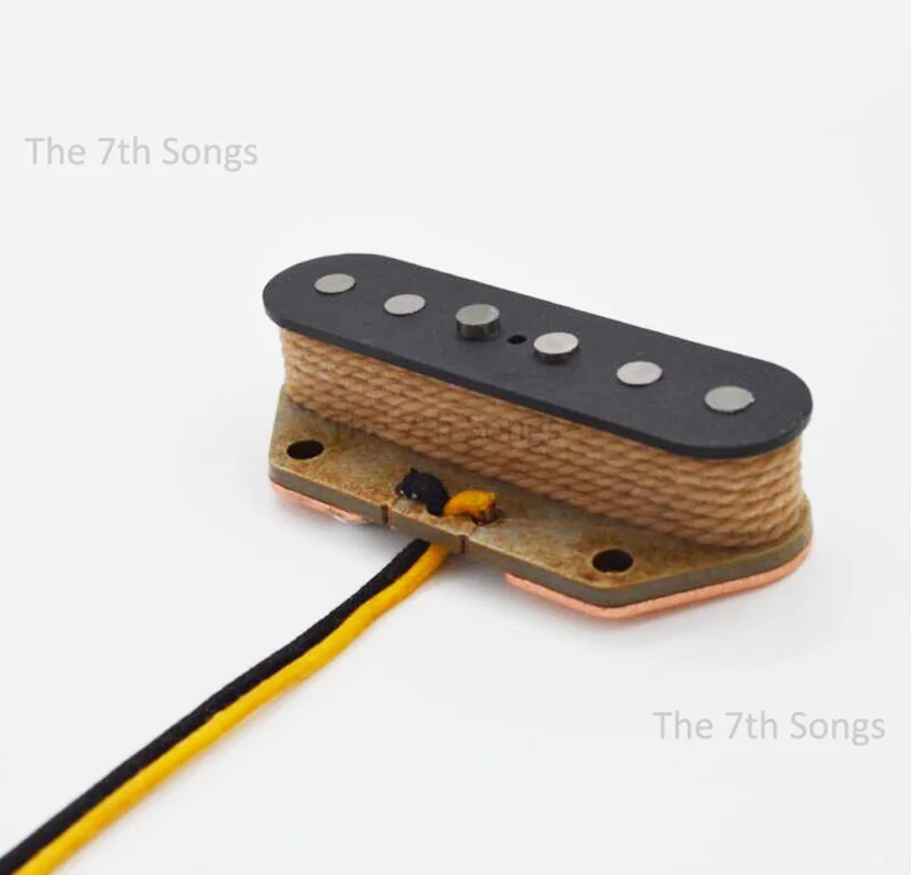 E-Gitarre TL 1964 Set/Steg-Tonabnehmer 7,4 K 9,4 K 60 S Hot Classics Alnico 3 Magnet Stagger Pole/Flat Pole Nickel/Gold – Detail 9