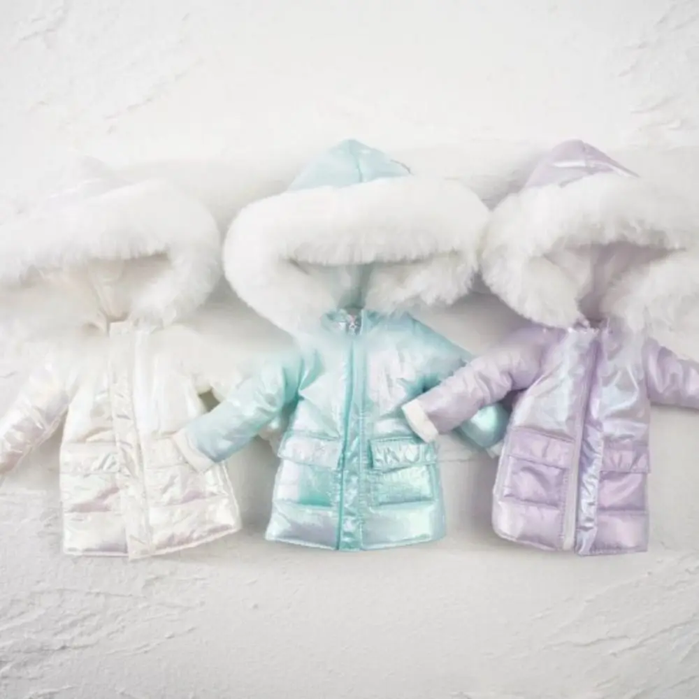 Fashion Winter Coat Outfits Long Style DIY Accessories Thick Down Jackets Handmade for blythe Dolls For ob24 ob22 Dolls/