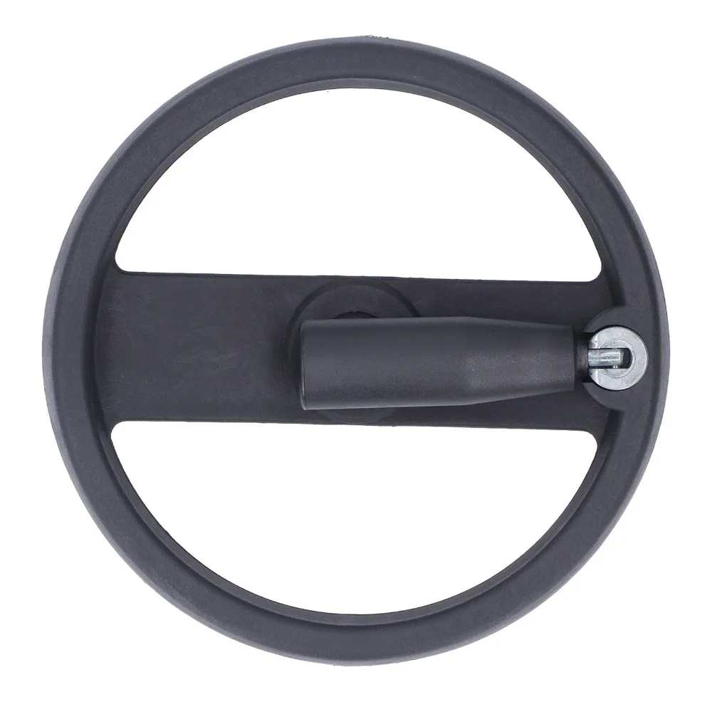 200x18mm Hand Wheel 18mm Hole Diameter 7.87inch Diameter Plastic Handwheel Plastic Round Wheel Revolving Knob Handle