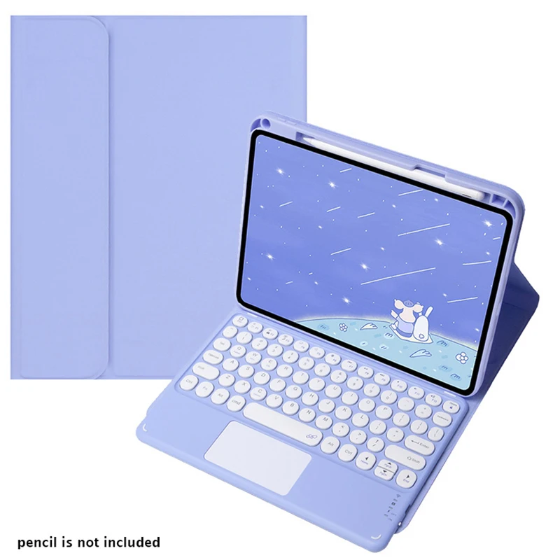 2024 etui do ipada klawiatura Touchpad 10th gen Air 6 Pro 11 2022 10.5 Air 3 10.2 7 8 9th Case Air 5 4 10.9 \'\'darmowa mysz Bluetooth