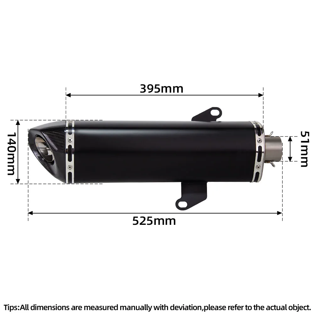 ADV350 Exhaust System For Honda Forza350 NSS350 2021-2024 Motorcycle Escape Scooter Manifold Muffler with DB Killer Kit