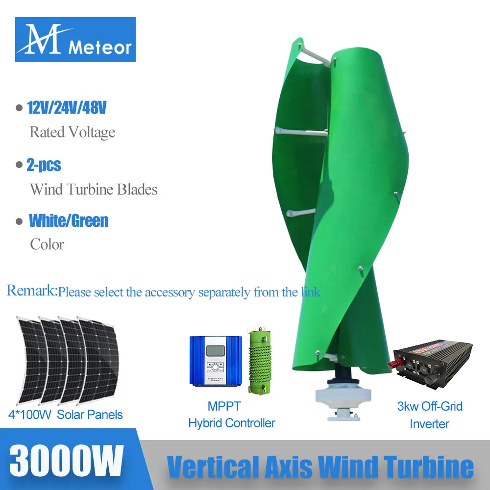 Entrega en China, turbina eólica Maglev de eje Vertical de 3KW y 5KW, generador de energía gratis, turbina eólica doméstica de baja velocidad y bajo ruido
