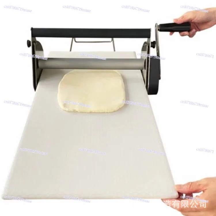 Hand Crank Pastry Machine Household Small Puff Pastry Machine Desktop Hand Crank Pastry Machine Croissant Cake Maker Egg Tart