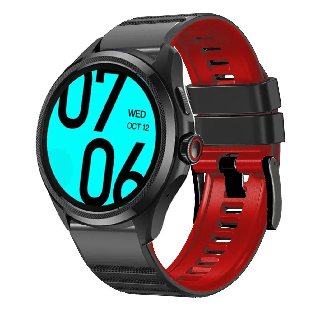 حزام سيليكون 24 ملم لـ TicWatch Pro 5 Band لـ TicWatch Pro 5 سوار بديل لملحقات حزام الساعات #4