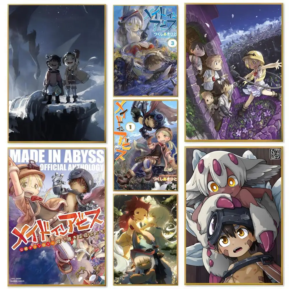 Anime M-Made in Abyss Poster, Papierdruck, Zuhause, Wohnzimmer, Schlafzimmer, Eingang, Bar, Café, Kunst, Malerei, Dekoration