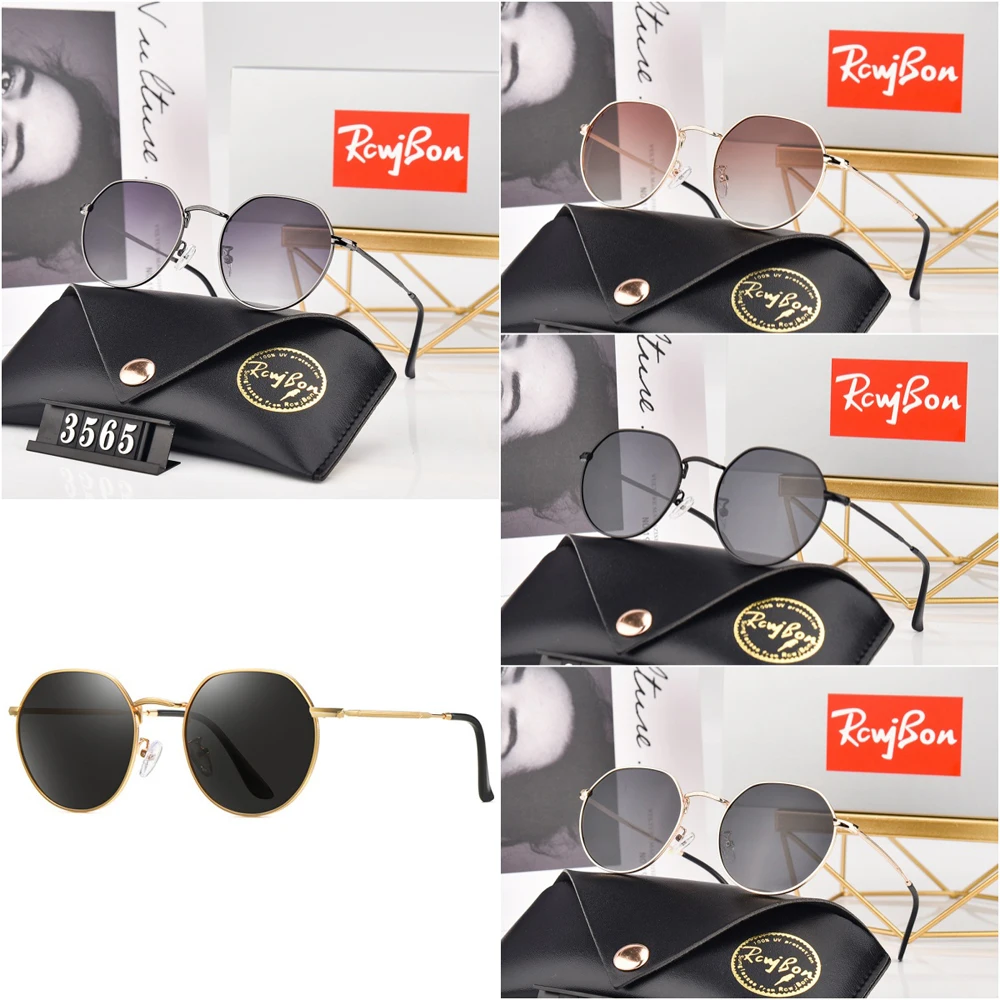 

Luxurious Men RCWJBON 3565 Polarized Sunglasses Trendy Women Advanced Goggle Sun Glasses Full Frame Designer Pilot Eyewear UV400
