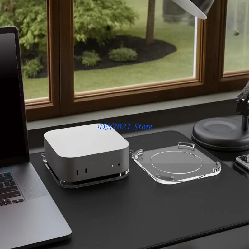 F3KE Desktop Dustproof Stand for Mini 2024 Acrylic Holder Cooling Disspation