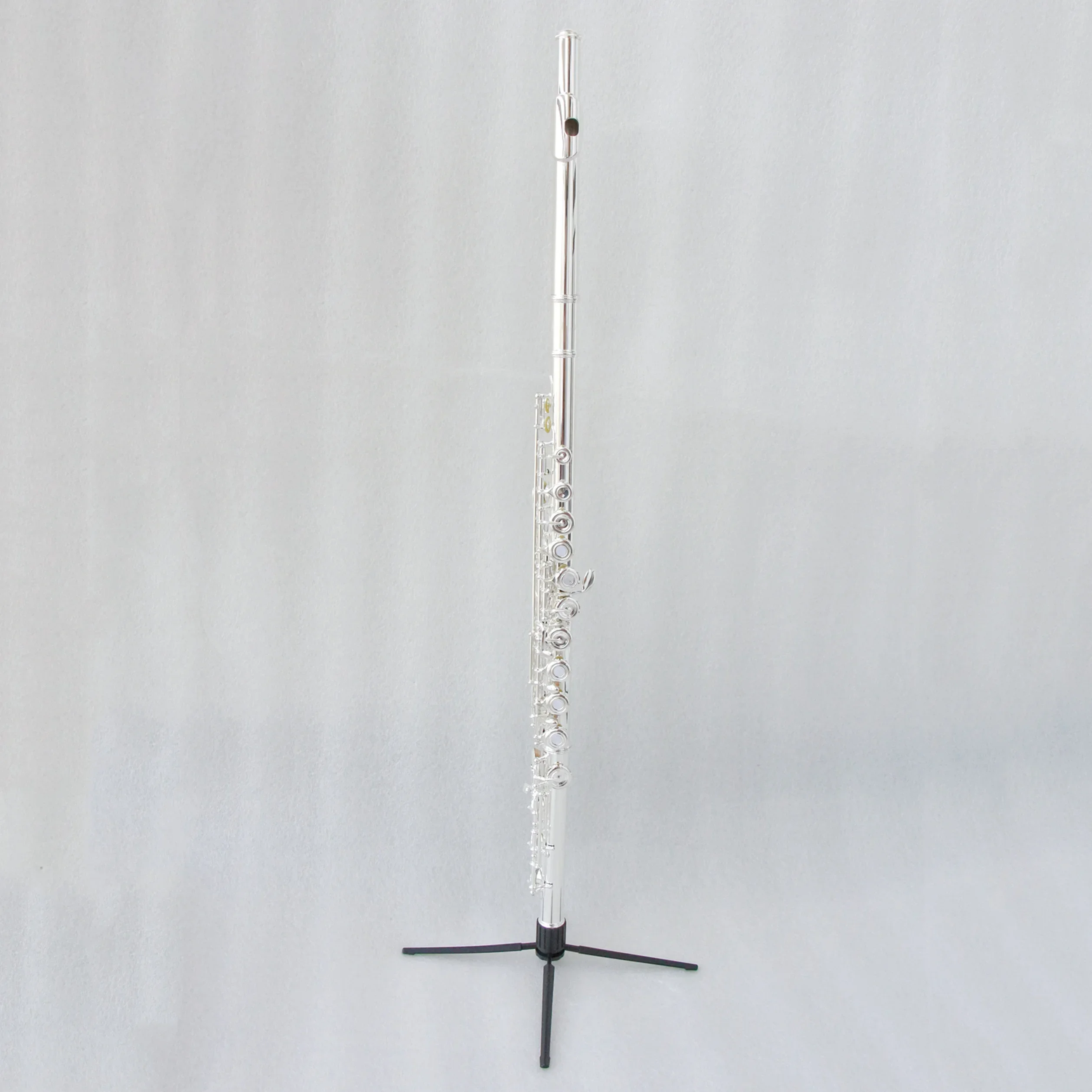 

FOCUS Cupronickel Flute C Tone Silver Plated 17 Hole Open Hole Wood Instrument Flute for Perfrormance