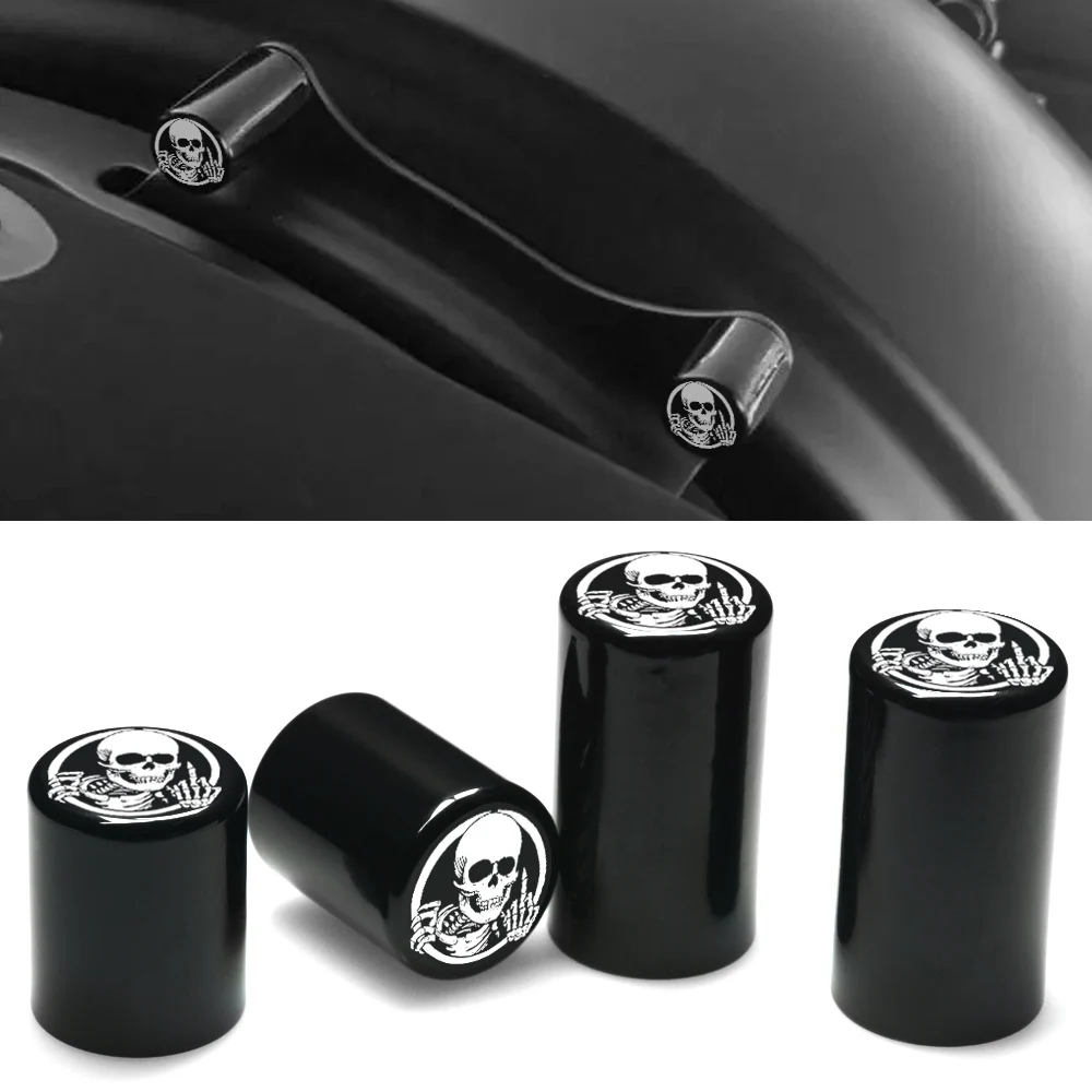 

4 Pcs Motorcycle Accessories Docking Hardware Point Cover Fit For Harley Touring Electra Glide Street Glide Road King Road Glide