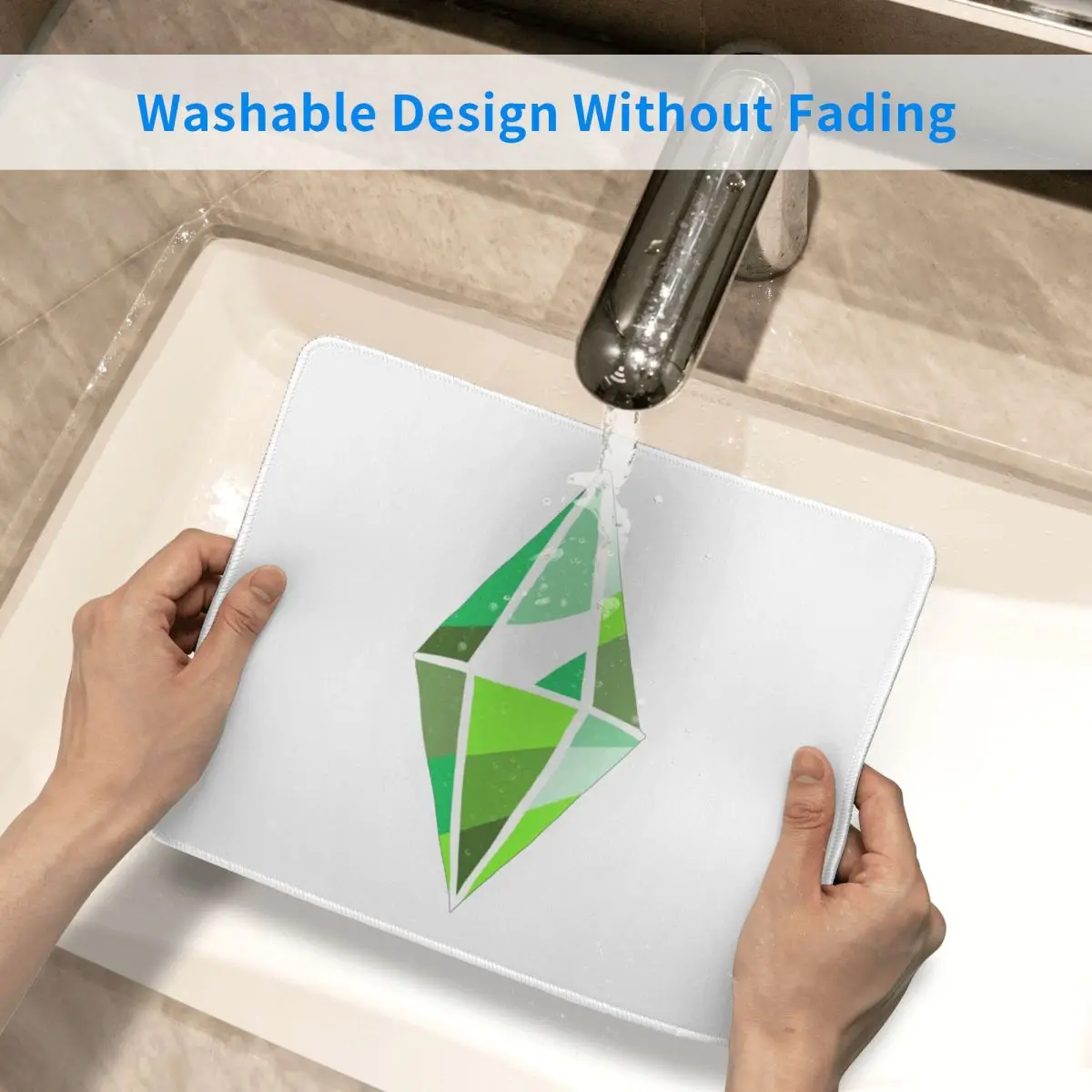 Sims 4 Plumbob Mouse Pad Computer Keyboard Mouse Mat Gaming PC Laptop Desk Mat Office Accessories Table Mats