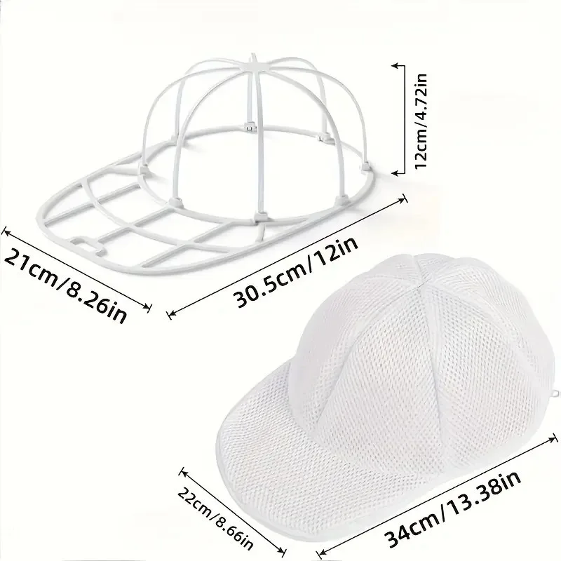 Hat Washer Cage Hats Cleaner, Hat Washer for Baseball Caps for Washing Machine or Dishwasher, Hat Cleaner for Baseball Cap