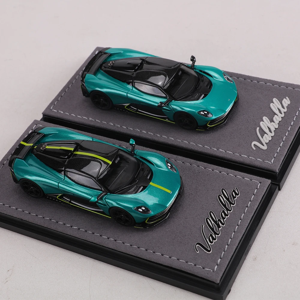 KOD 1:64 Valhalla Diecast Model Car Green Supercar Alloy Vehicle Static Collectible Car Model view 4