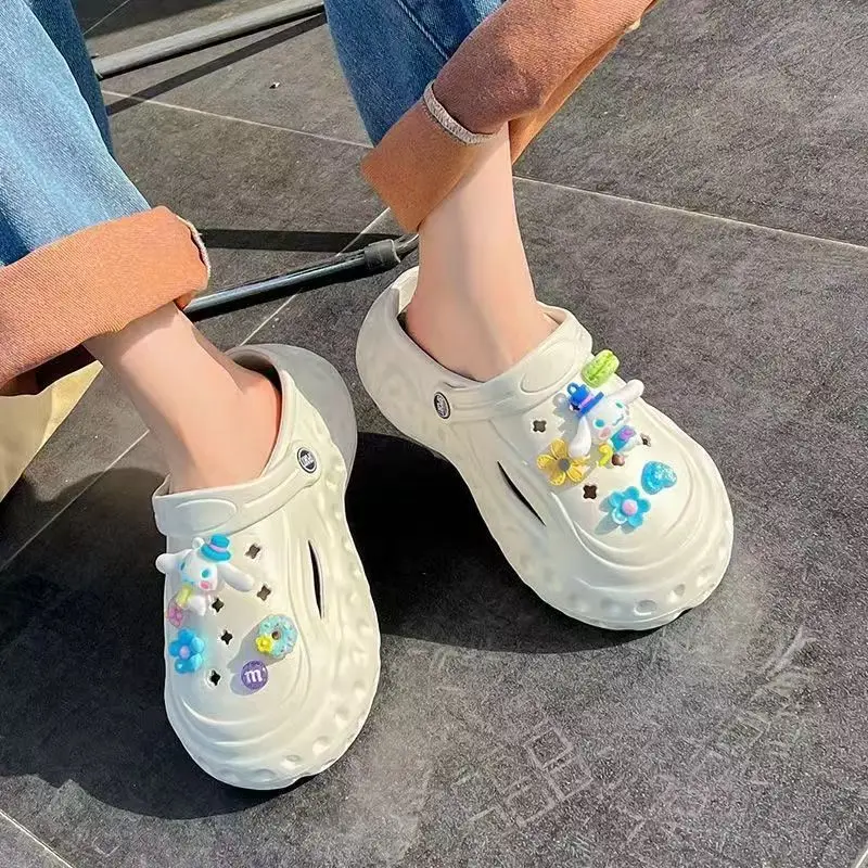 لطيف الكرتون إكسسوارات الأحذية البلاستيكية لينة المطاط حذاء زهرة DIY اكسسوارات الأحذية الملحقات