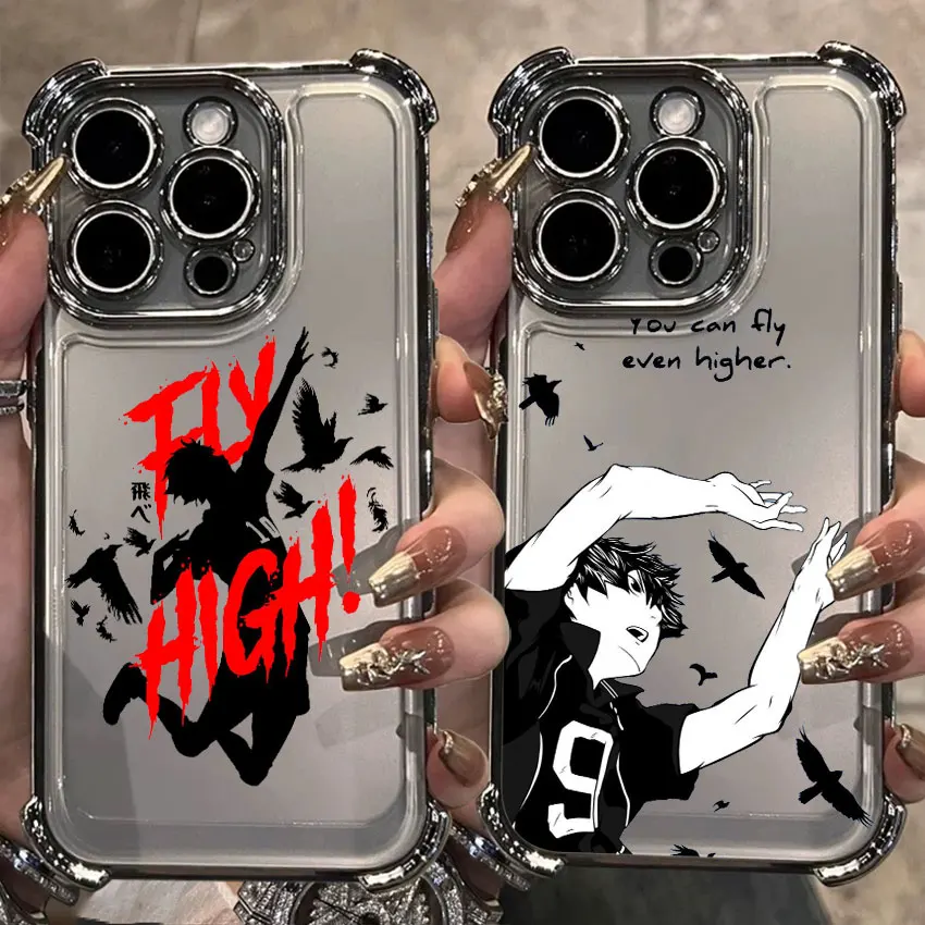 

Haikyuu Flay Anime Case For Samsung Galaxy A56 A55 A54 A52 A53 A36 A34 A35 A33 A50 A73 A26 A25 A16 A06 Clear Silver Phone Cover
