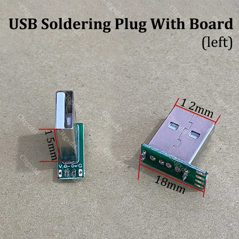 1 Stück USB 2.0 Stecker DIY Lötstecker Gerade/L-Typ Winkel Typ C Micro Stecker-Buchse-Adapter für Auto-DVR-Dashcam Daten- und Stromversorgung – Detail 11