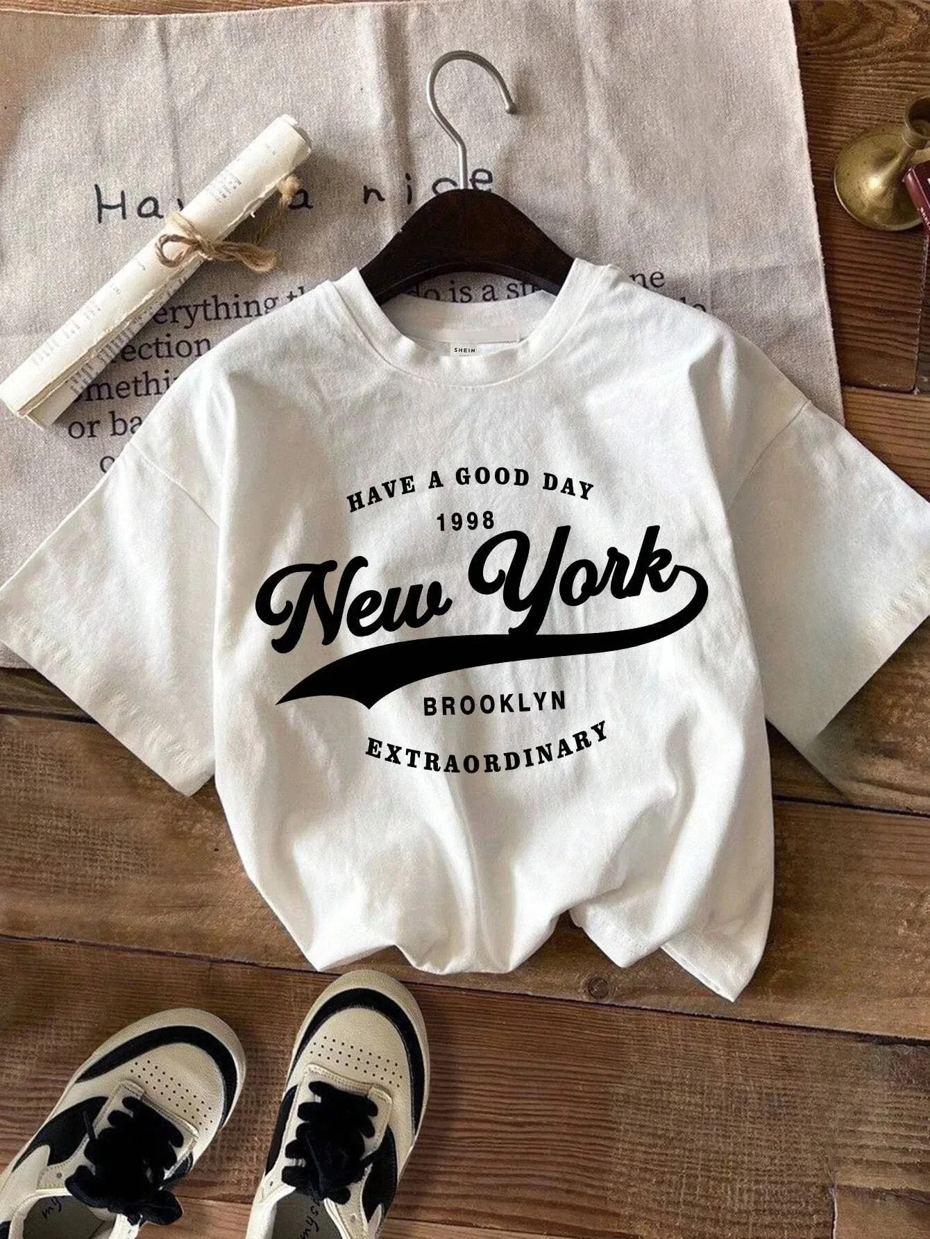 Sommer Frauen California T-Shirt Amerikanischen Vintage Oansatz Tops Tees Mode Los Angeles Kleidung Weibliche Casual Streetwear Y2K Top – Detail 5