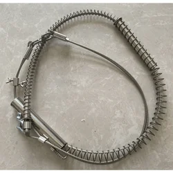 1PC Double Stronger Spring For the Wild Boar Trap Fox Mouse Trap Replacement With Nuts Dia 4MM