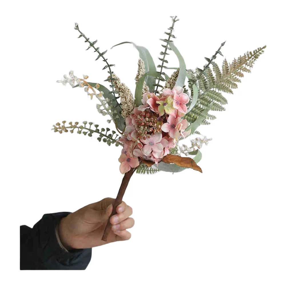 Photography Props Artificial Flower Bouquet Autumn Floral Decor Bendable Stem Design Easy DIY Arrangement Elevated Autumn Colors
