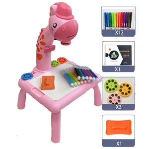 Kinder LED -Design Schreibtisch Tisch Malerei Set Tischplatte Bildungswerkzeuge lernen Malerei Spielzeug für Kinder Hauptverkäufe Luminous Panel zum Schreiben - №2