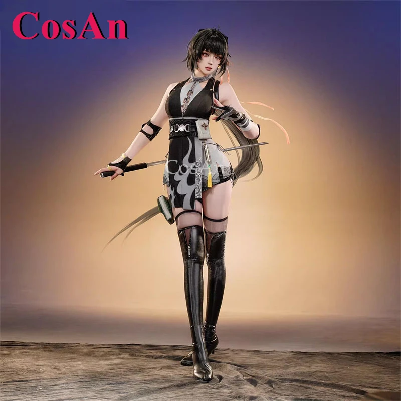 

CosAn Game Wuthering Waves Women Rover Cosplay Costumes Gorgeous Elegant Combat Uniforms Activity Party Role Play Clothing New