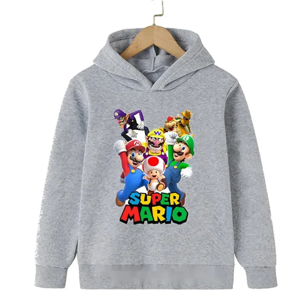 

Game MMarioo Hoodie Kids Clothes Girls Clothing Fashion Baby Boys Clothes Autumn Sweatshirt Children Tops