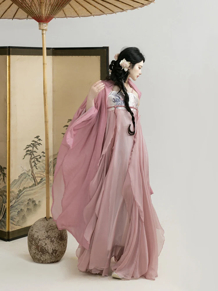 

Original Song Dynas Daily Improved Hanfu Women's Han irt Dr with Lotus Le s Versatile Spring Summer Dr