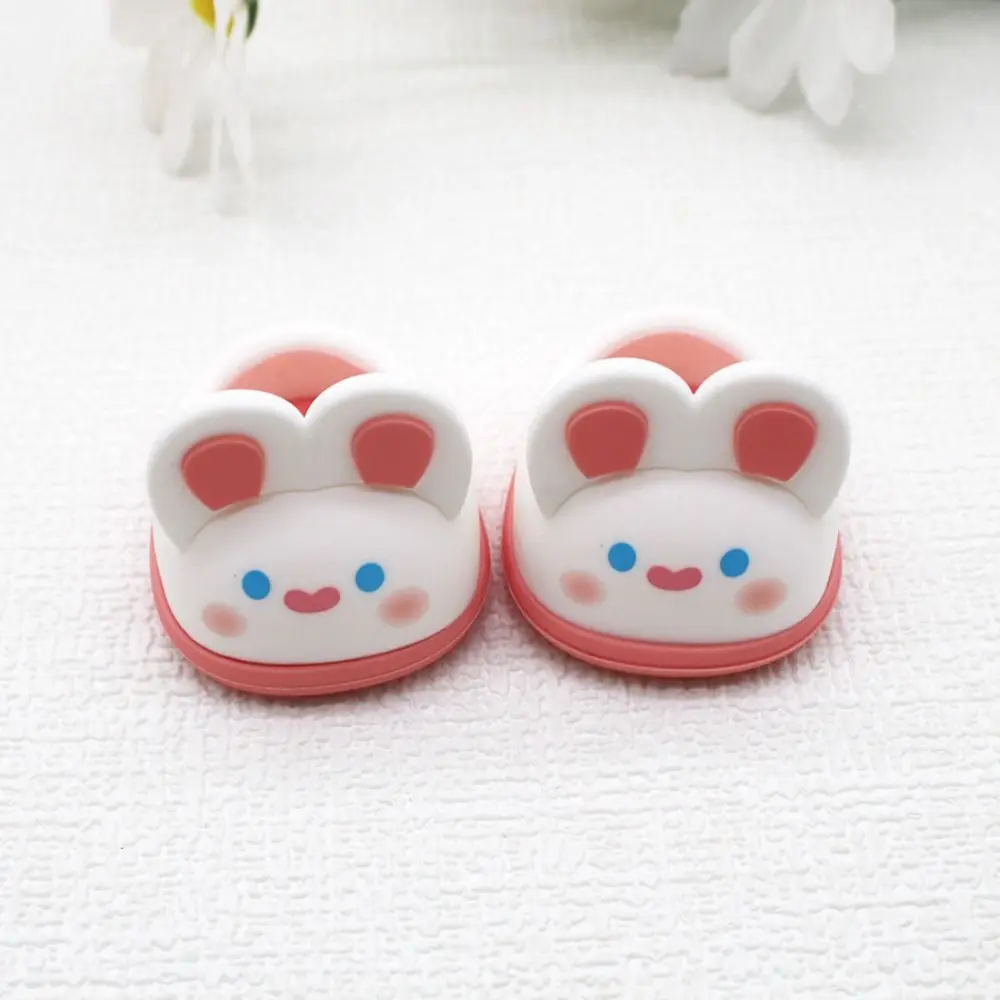 1Pair 20cm Cotton Doll Shoes Cute Pig Rabbit Cat Soft Rubber Shoes Animal Board Shoes Doll Accessories For Children Toys Gifts