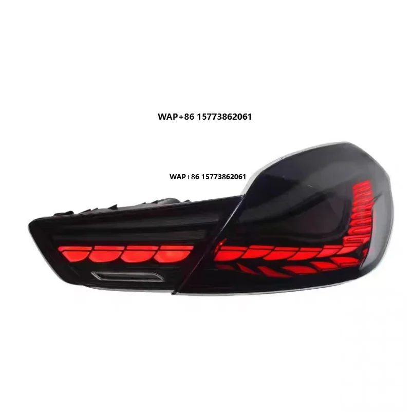 

1 Unit TYPY 6 Series F06 LED Tail Lights 2010-2016 Car Daytime Running Lights with Dynamic Turn Signals New Red Lens Tail Light