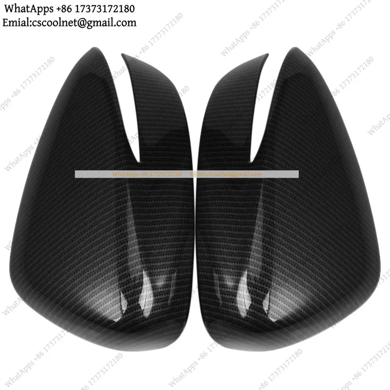 k3 Carbon Fiber Rearview Mirror Trim Cover for Mazda CX-3 2016-2017 | Side Mirror Cap Shell 2-Pack