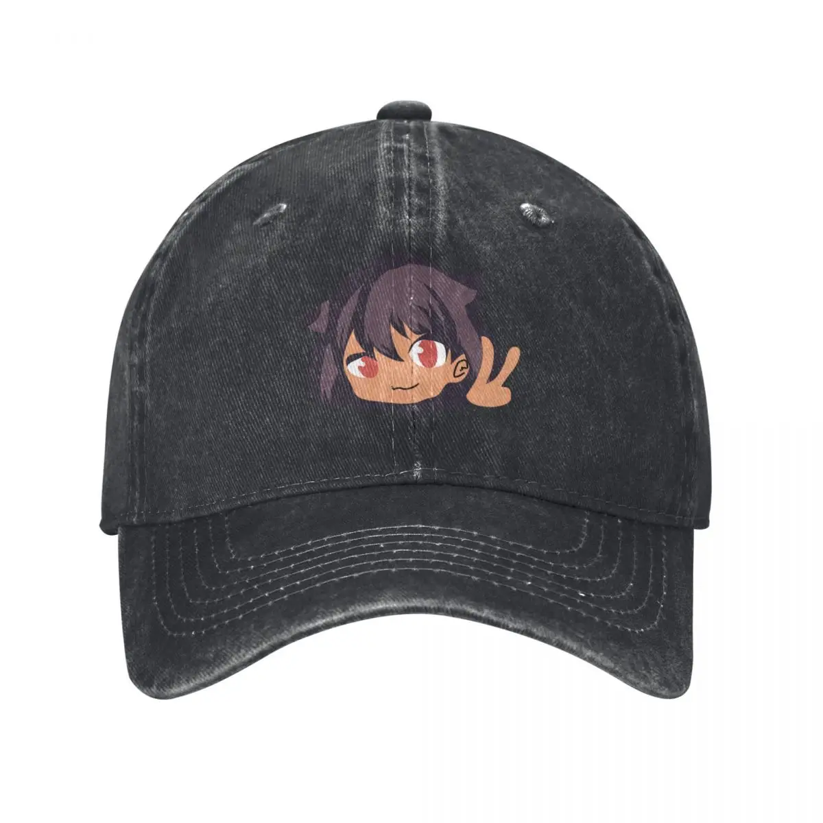 Cute Jahy Face Anime Peeker animangapoi Baseball Cap fashionable Beach Men Golf Wear Women's