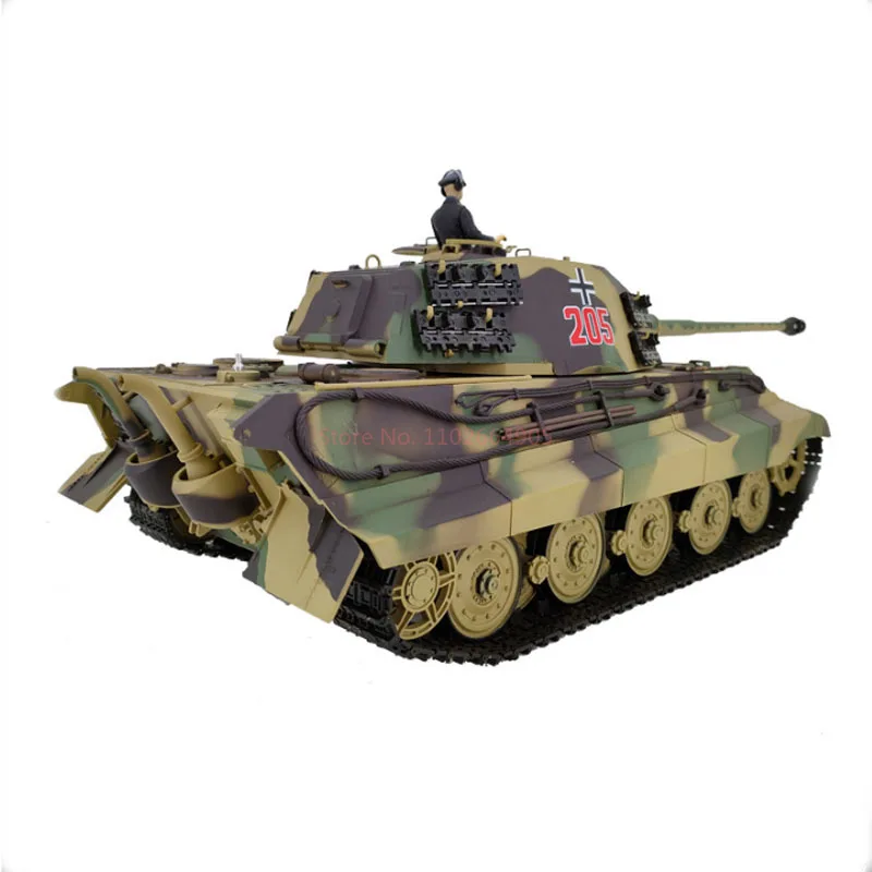 Henglong3888a German Tiger King Henschel Heavy Remote Control Tank With Shooting Bullet2.4g Remote Control Model Multi Functiona