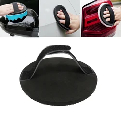 5/6Inch Hand Held Flexible Sanding Holder Hand Pad with Hook and Loop Fastener for Waxing Repairing Car Surface Wooden Furniture