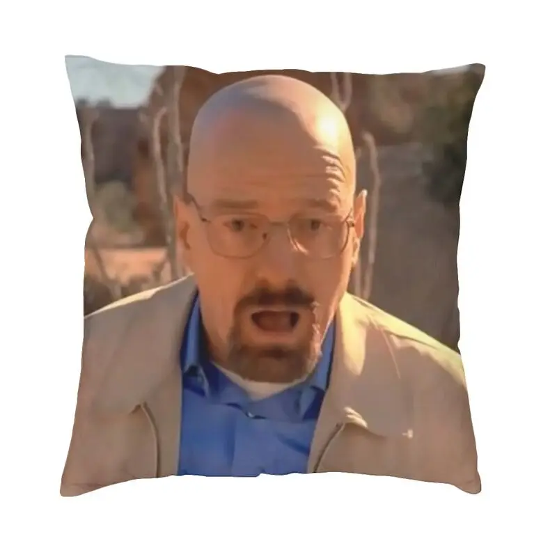 Breaking Bad Walter White Meme Cushion Cover Sofa Home Decorative Square Throw Pillow Cover 45x45cm