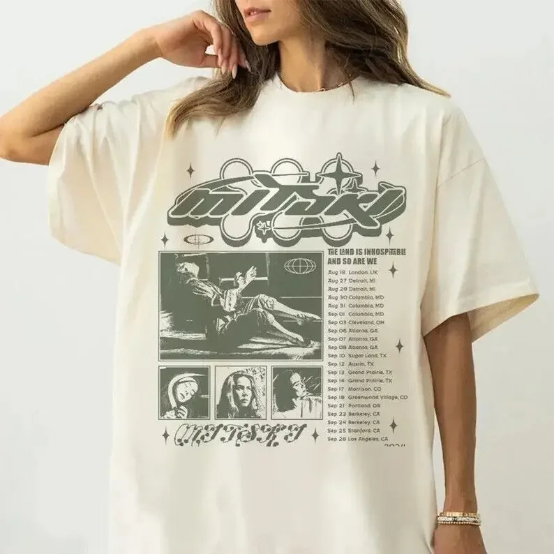 Mitski Tour Shirt, Mitski w/ Lamp Tour 2024 Tee, Mitski Album Tee Reprint AN3584