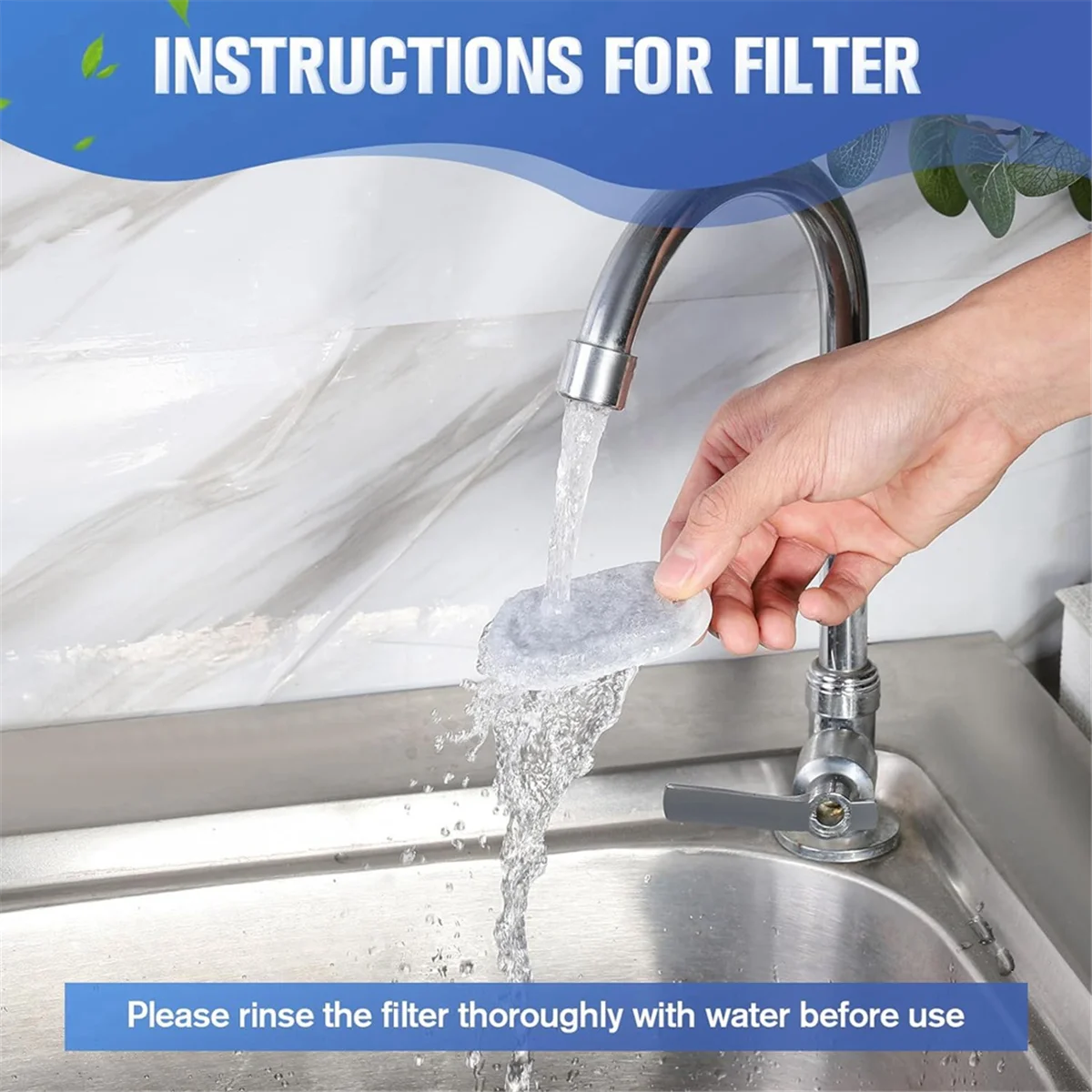 AT4148 Pack kattenwaterfonteinfilters, vervangingsfilters voor kattenfontein voor verstelbare waterstroom huisdierwaterfontein