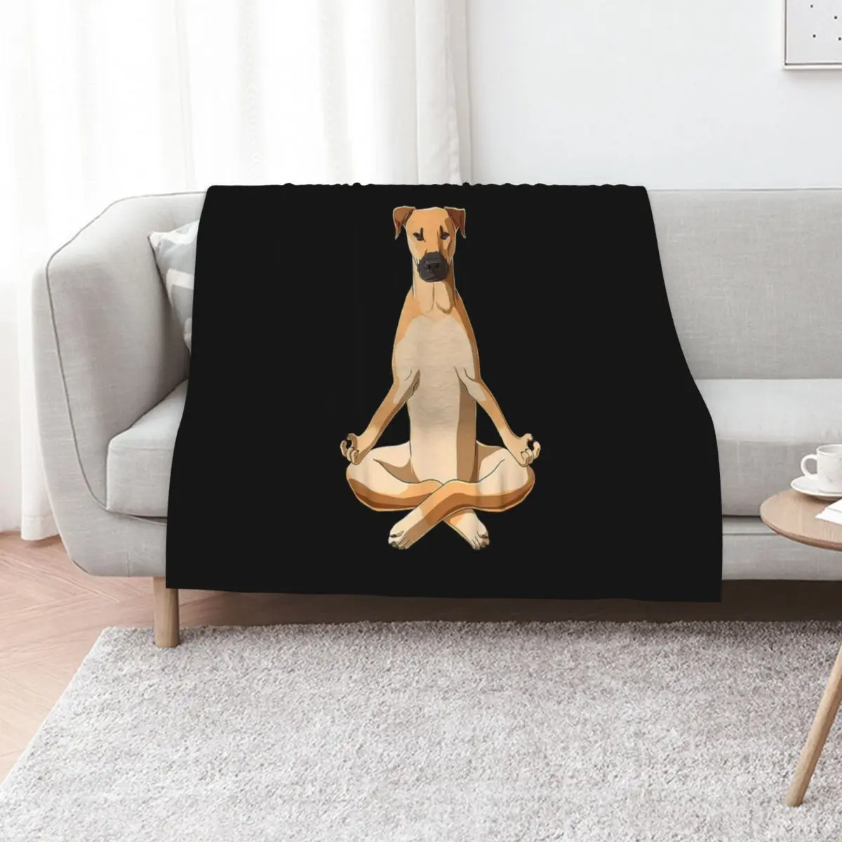Funny Black mouth cur Throw Blanket For Decorative Sofa valentine gift ideas manga Heavy funny gift Polar Blankets