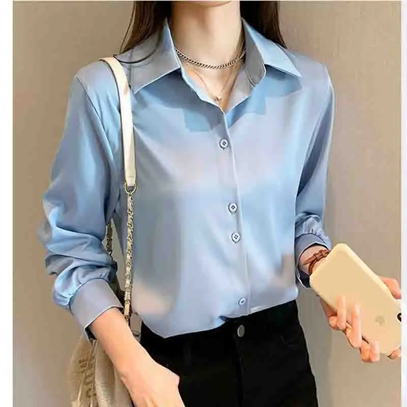 Female Spring Summer NEW Design Sense Chiffon Shirt Tops Women Korean Loose Leisure Cardigan Blouse Fashion Thin White Shirt