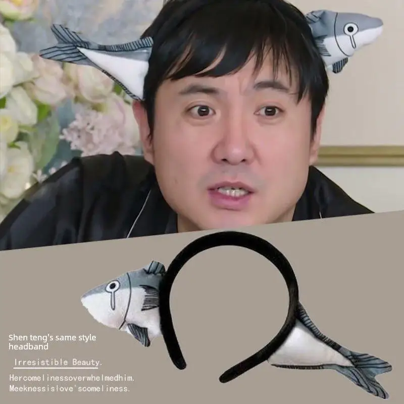 

Shenteng Shark Hair Clip Cute Snail Face Wash Hairband for Boys And Girls Cartoon Stylish Hairband Fashionable Hair Accessories