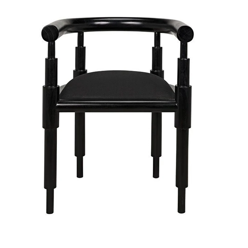 

Medieval solid wood creative dining chair