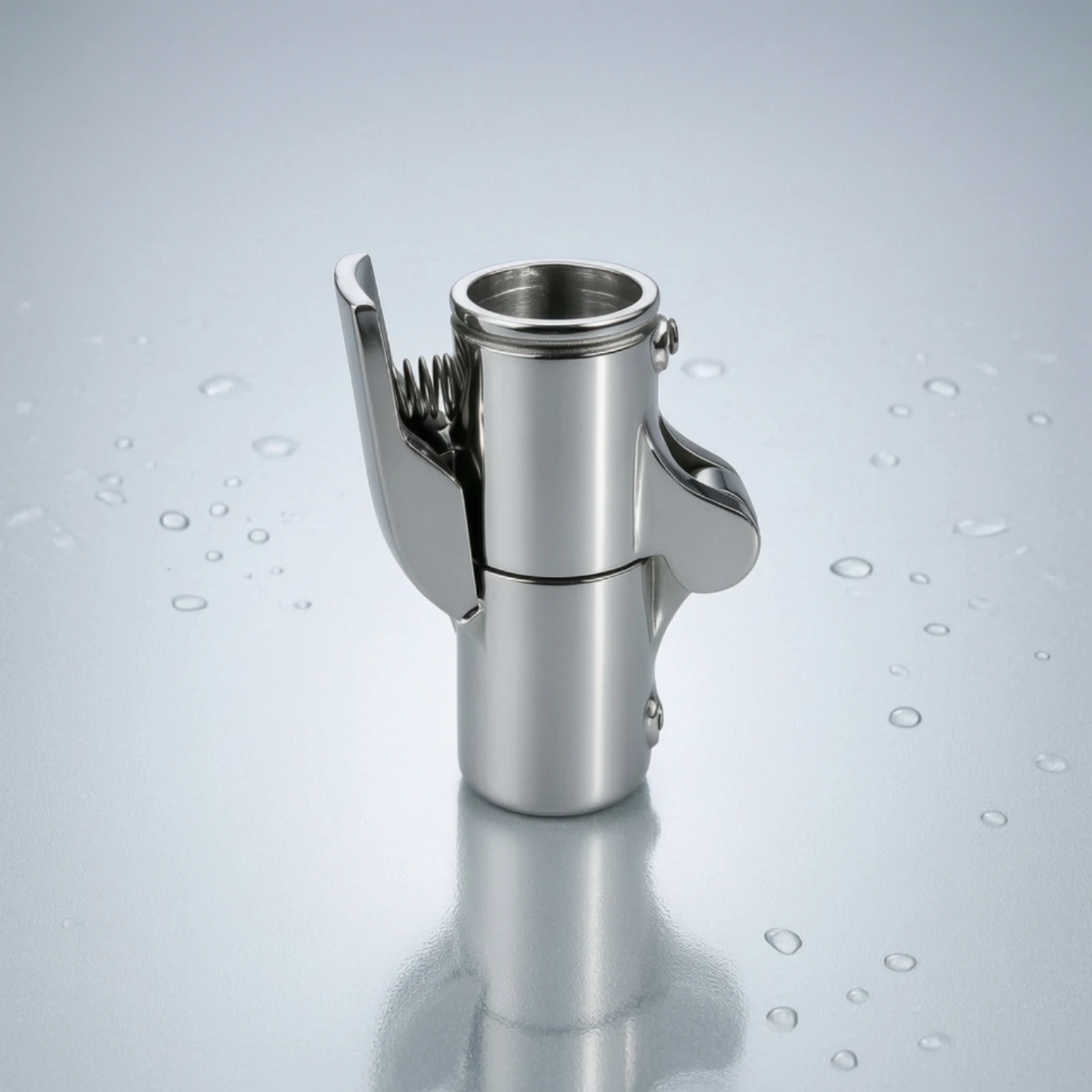 Quick Connector with Locking Lever Stainless Steel Coupling Hardware Compact for Plumbers, Liquid Transfer, Plumbing